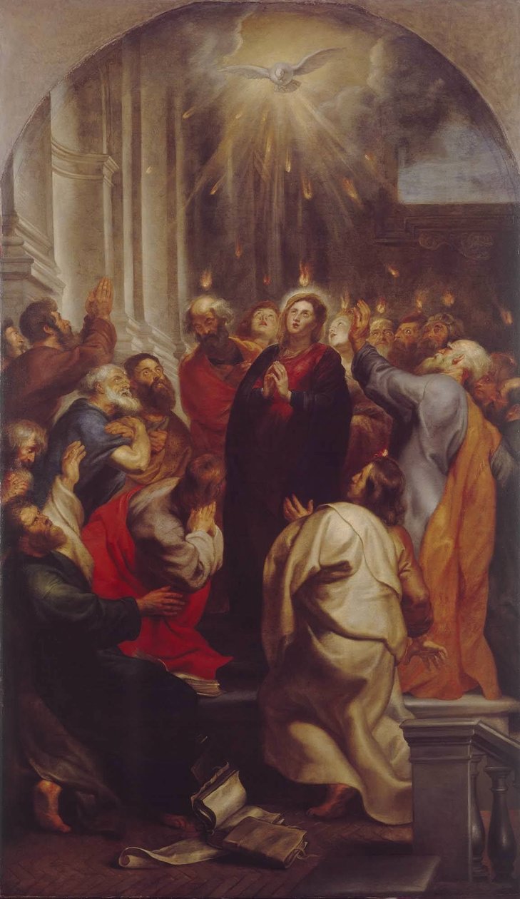 Pinksteren door Peter Paul Rubens