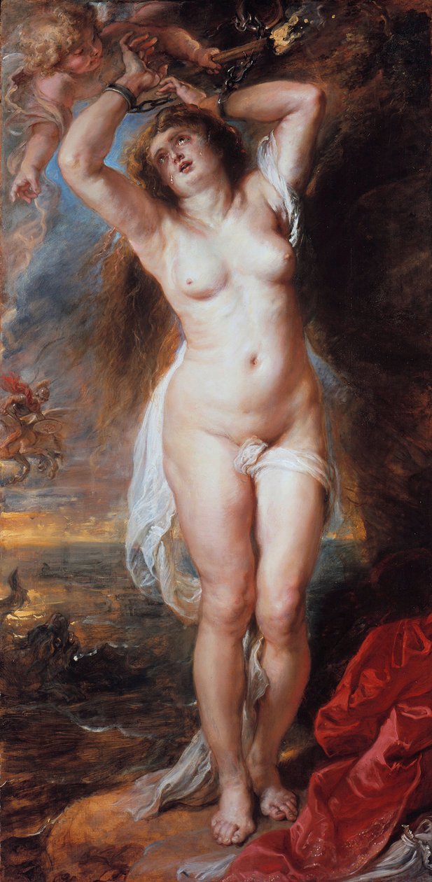 Perseus bevrijdt Andromeda  door Peter Paul Rubens