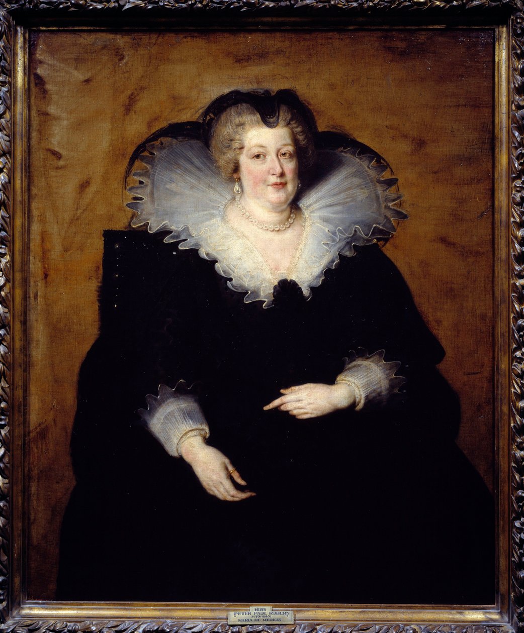 Portret van Maria De Medici (Marie de Medicis) (1573-1642), koningin van Frankrijk, echtgenote van Hendrik IV door Peter Paul Rubens