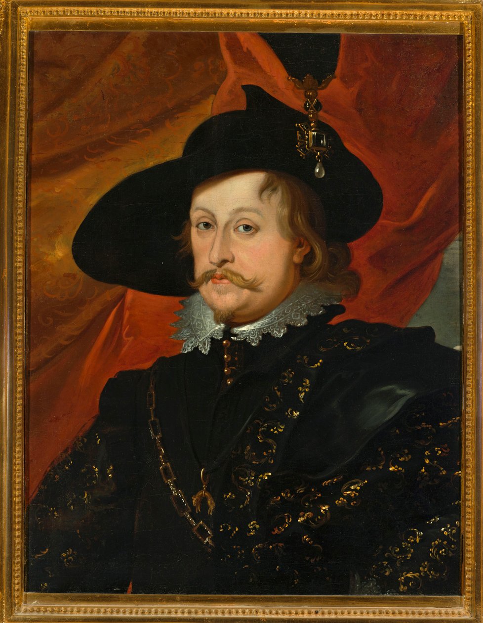 Portret van prins Władysław Vasa (1595-1648) in Spaanse kleding door Peter Paul Rubens