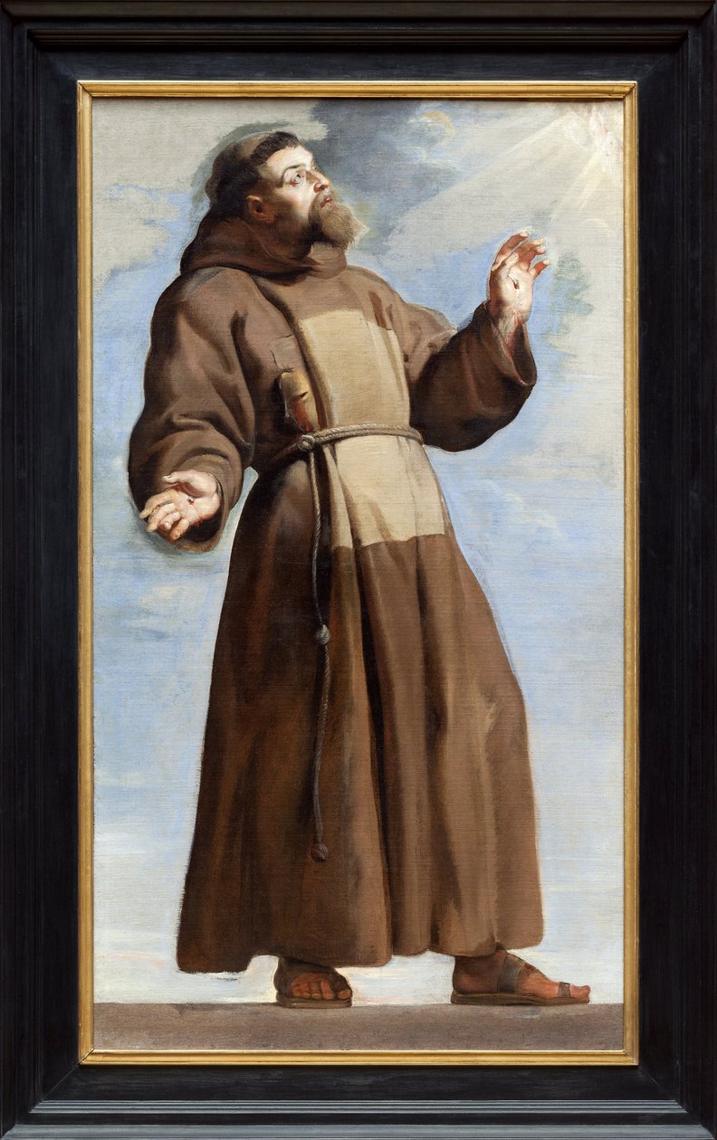Sint Franciscus in extase door Peter Paul Rubens
