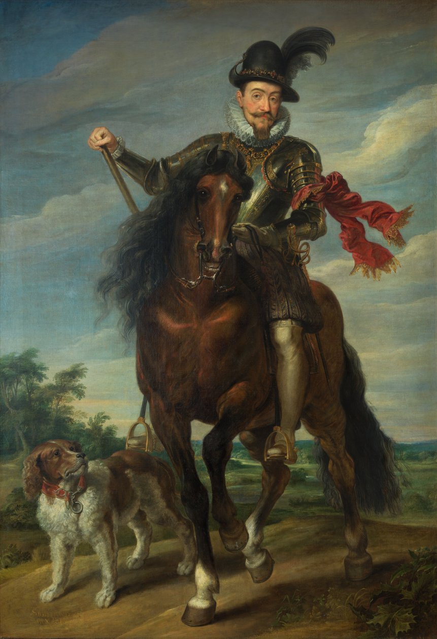 Sigismund I/III, koning van Zweden en Polen door Peter Paul Rubens