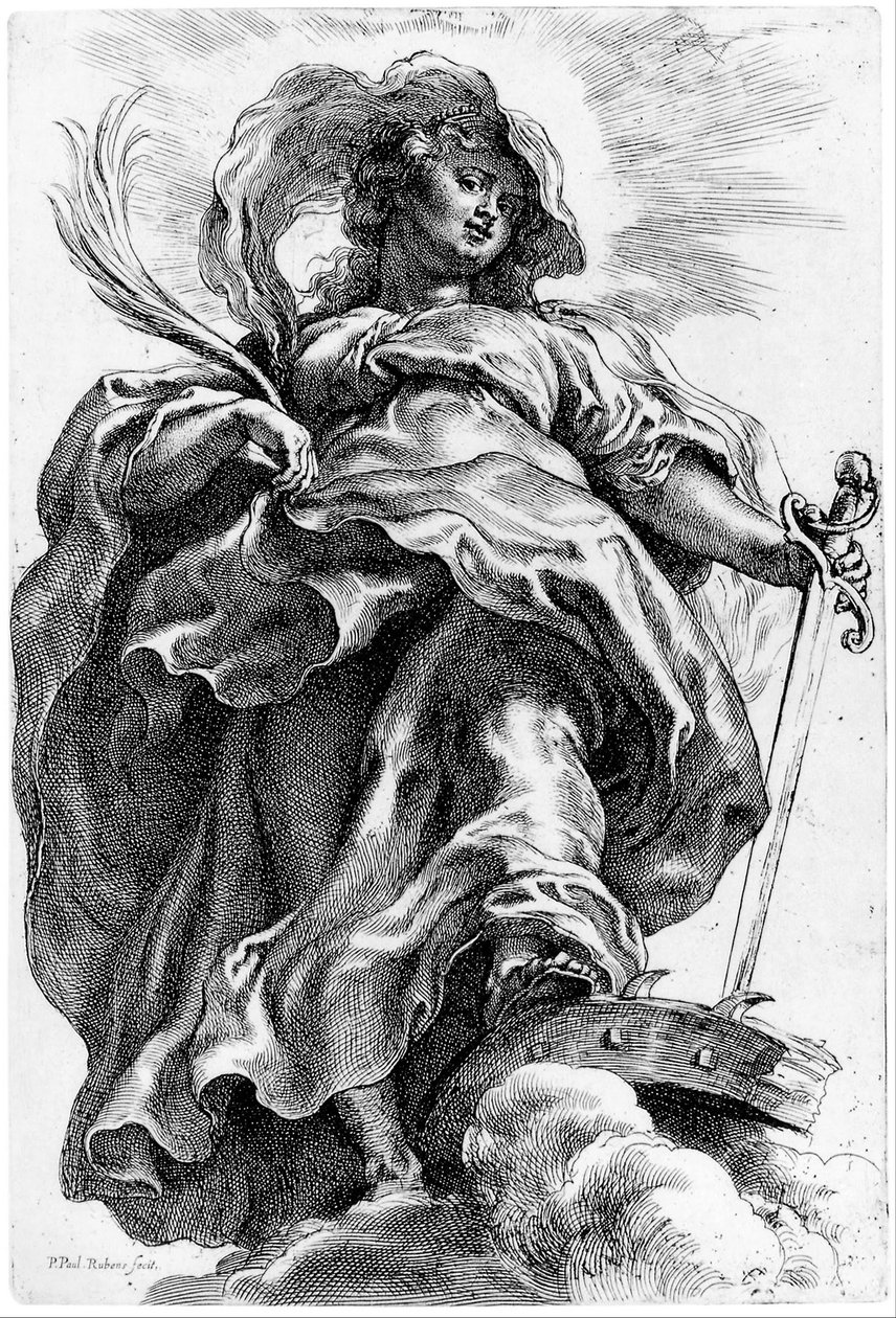 Sint-Catharina van Alexandrië door Peter Paul Rubens