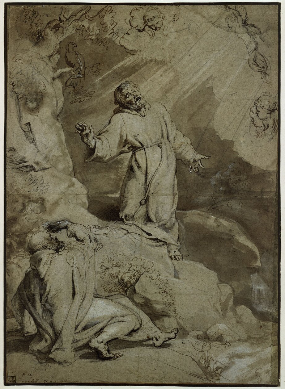Stigmatisatie van de heilige Franciscus van Assisi door Peter Paul Rubens