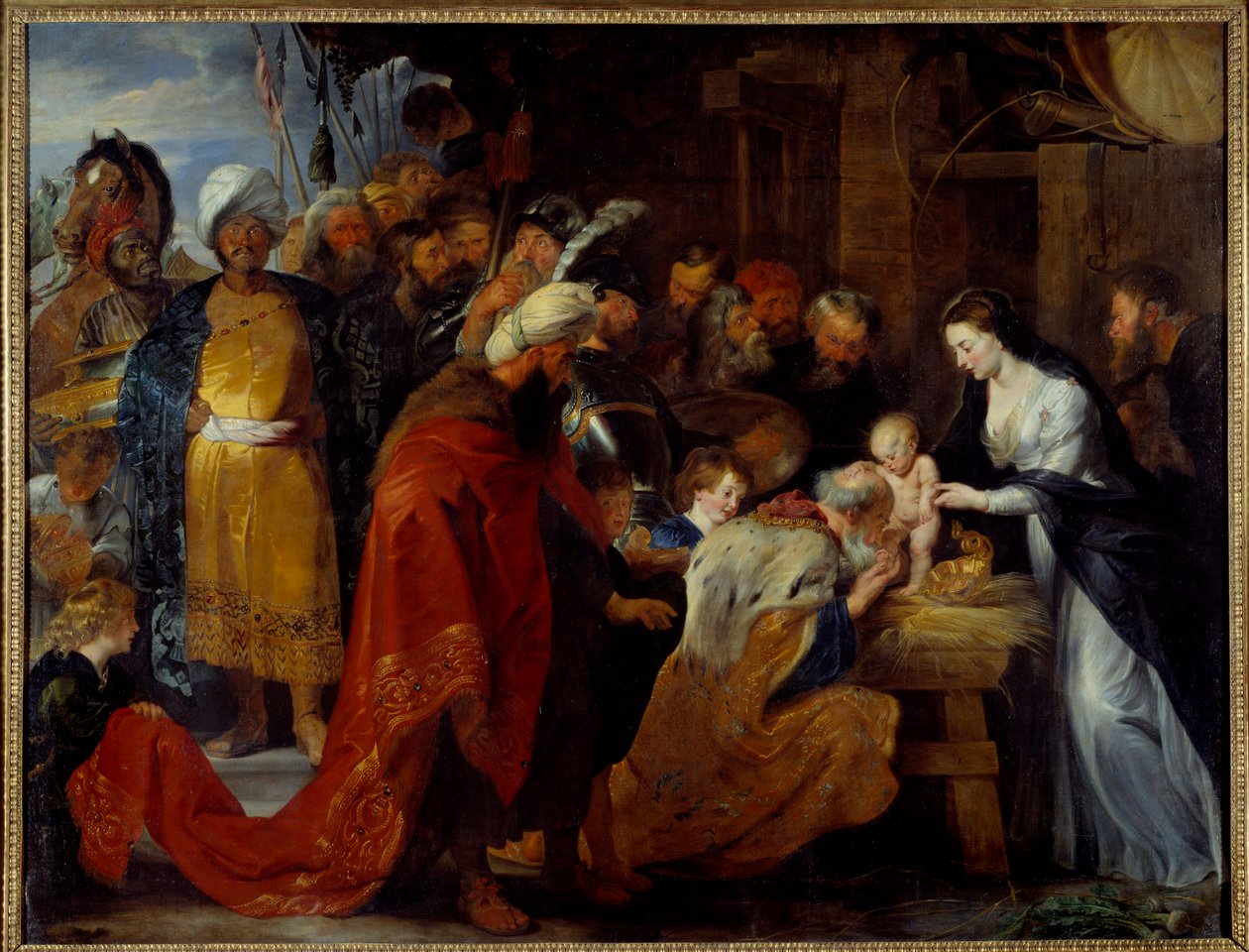 De Aanbidding der Wijzen door Peter Paul Rubens
