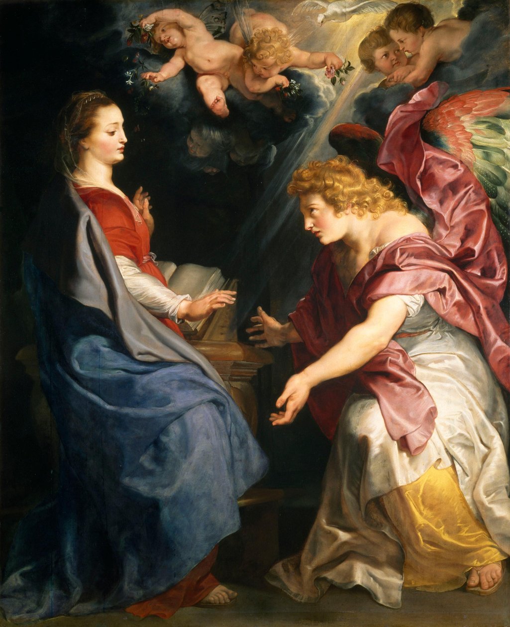 De annunciatie door Peter Paul Rubens
