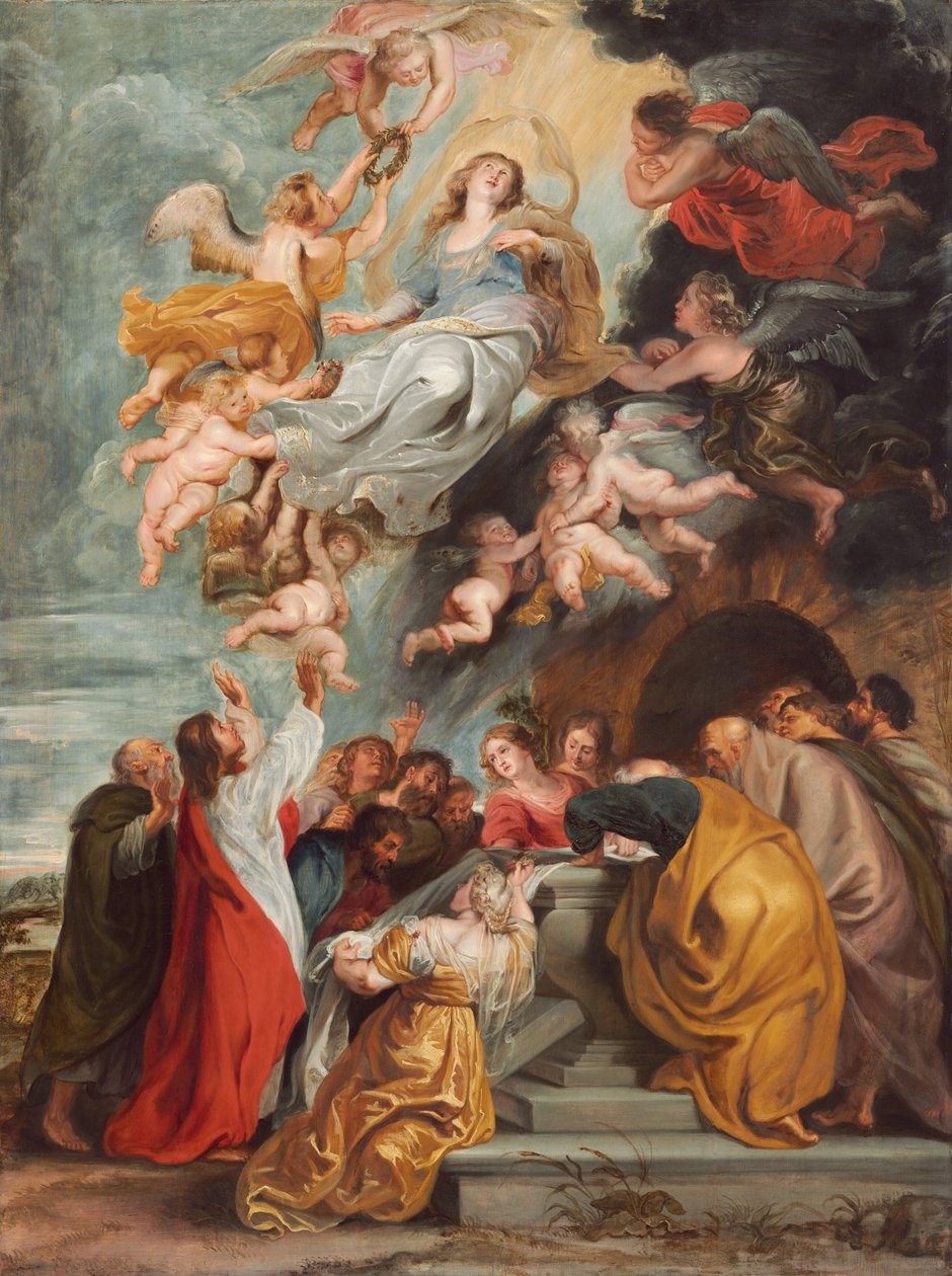 De Hemelvaart van de Maagd, ca. midden jaren 1620 (olieverf op paneel) door Peter Paul Rubens