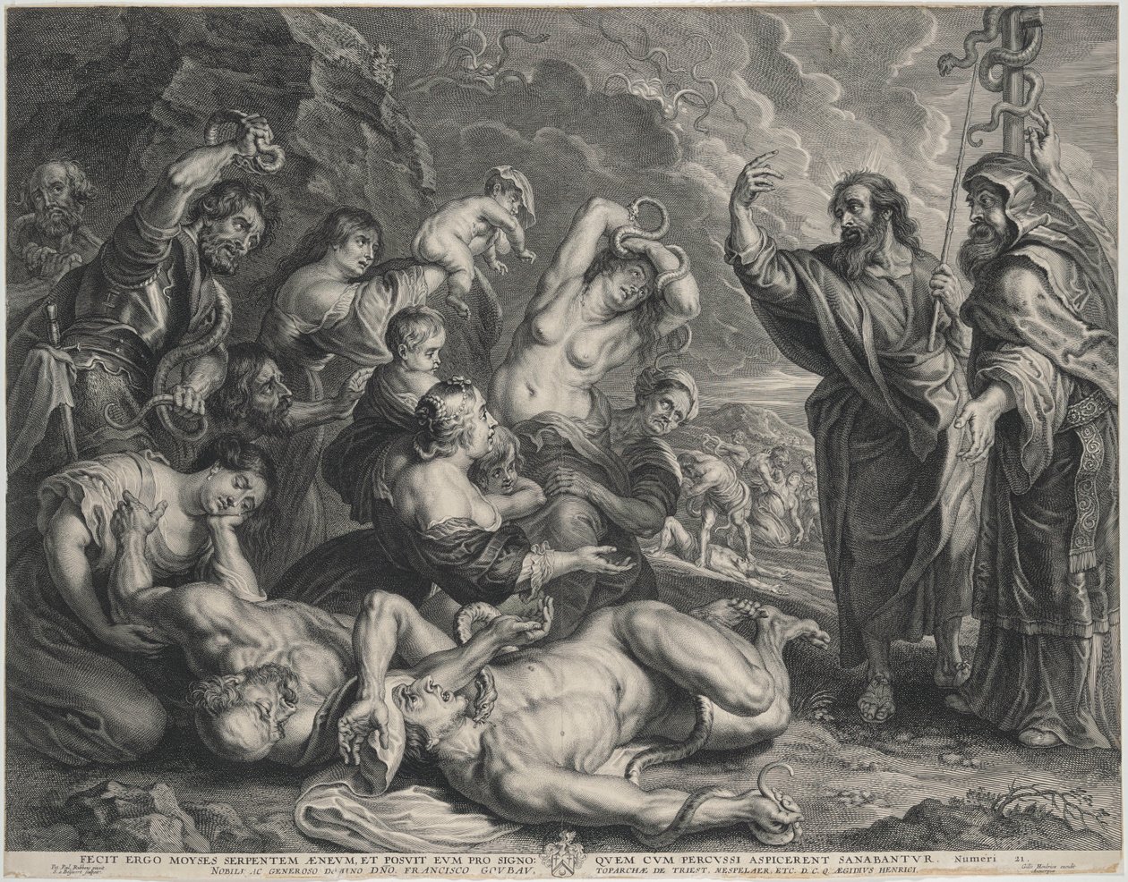De koperen slang door Peter Paul Rubens