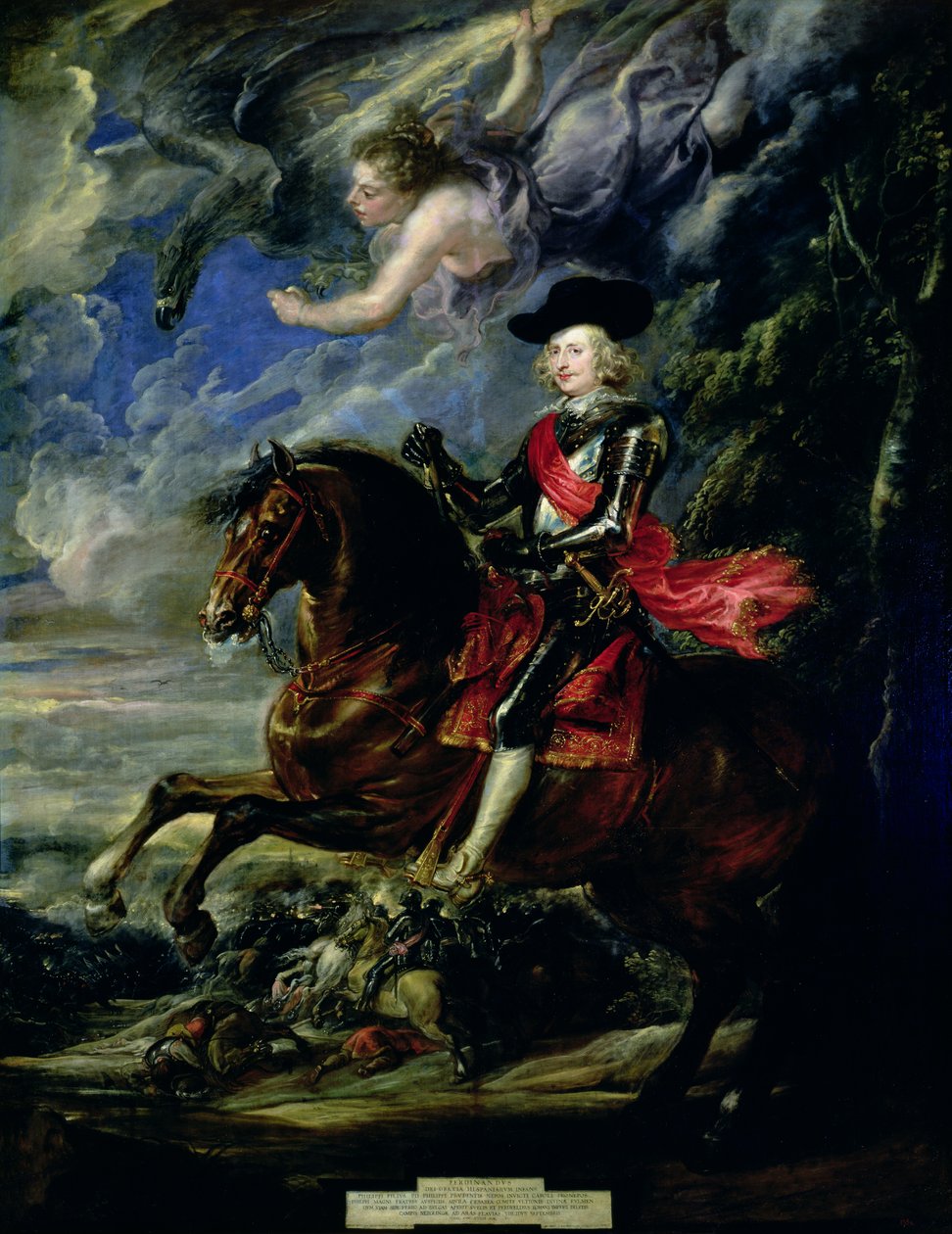 De Kardinaal Infante Ferdinand bij de Slag om Nordlingen door Peter Paul Rubens