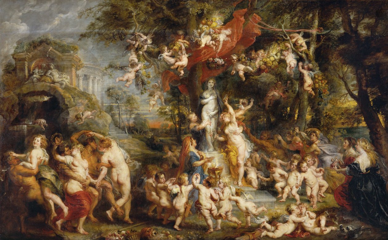 Het feest van Venus door Peter Paul Rubens
