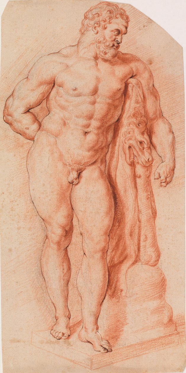 Der Farnesische Herkules, Neapel door Peter Paul Rubens