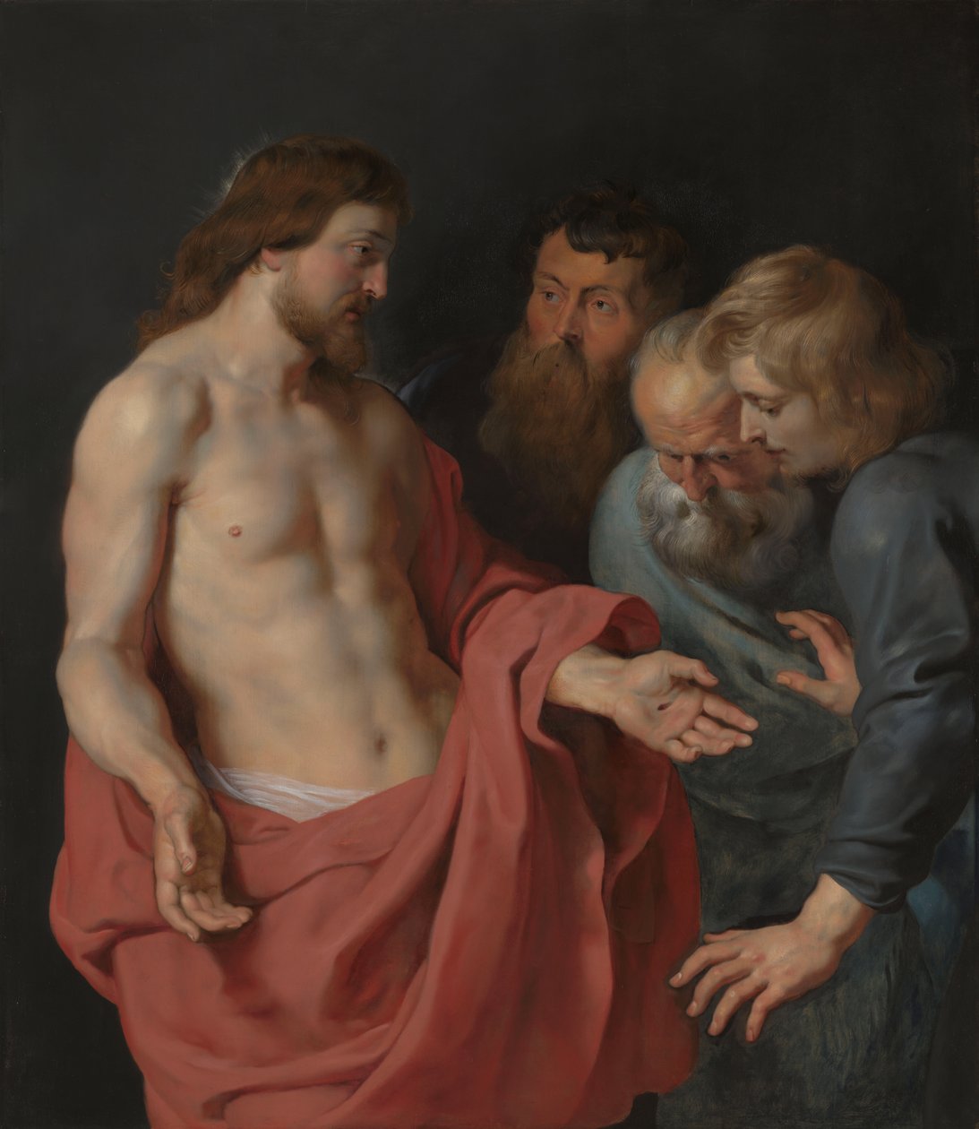 De ongelovigheid van Thomas door Peter Paul Rubens