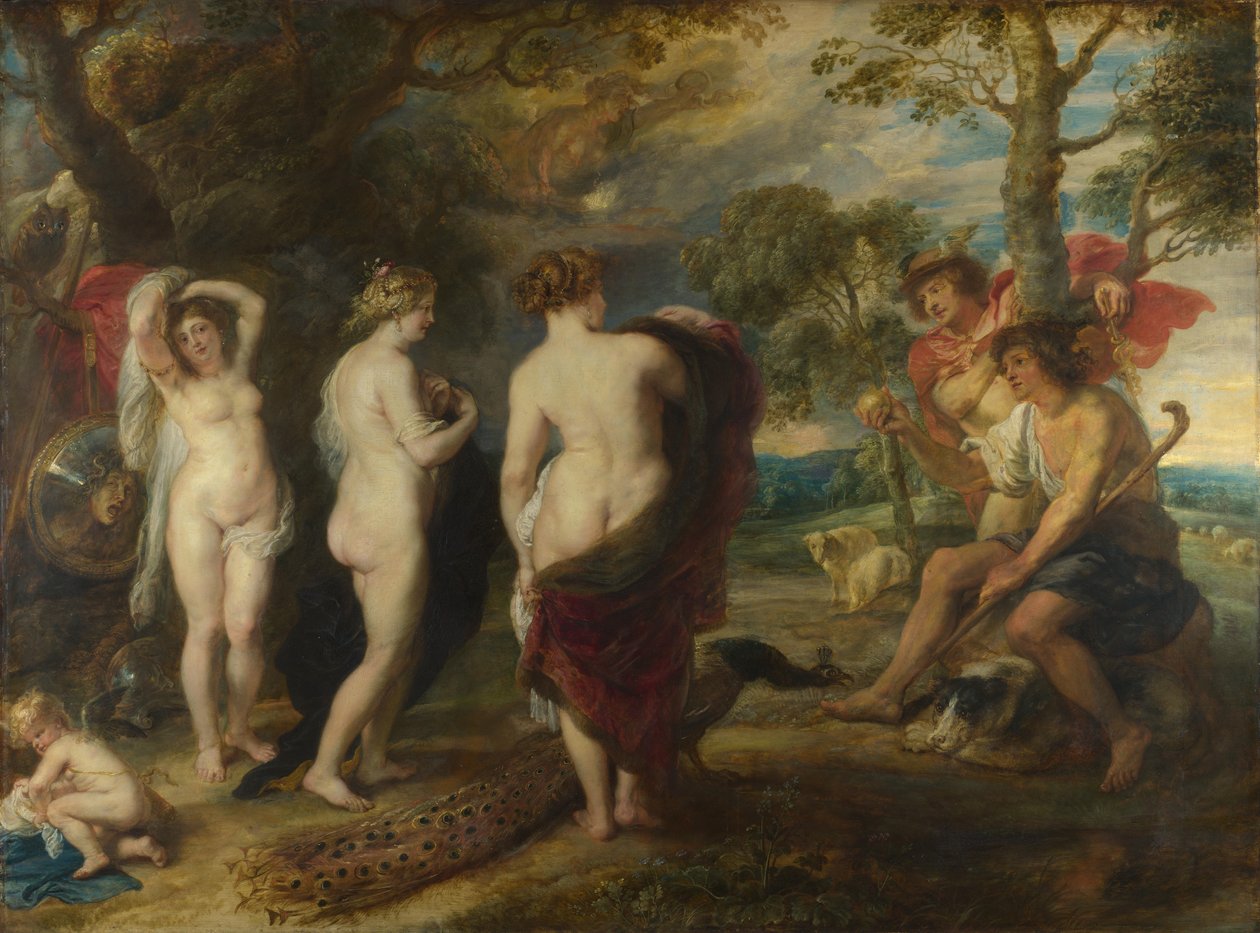 Het oordeel van Paris door Peter Paul Rubens