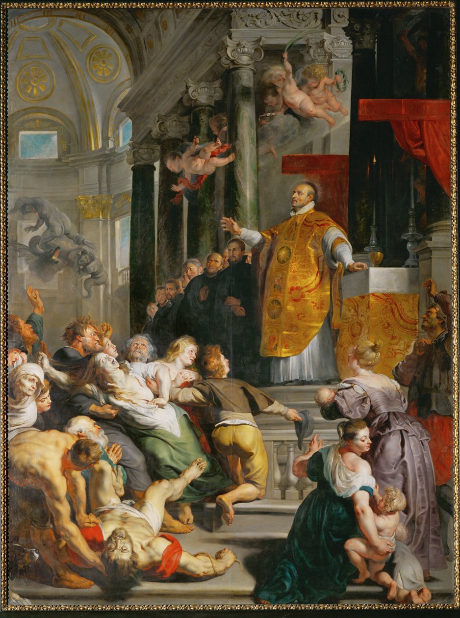 Het wonder van Sint Ignatius Loyola door Peter Paul Rubens