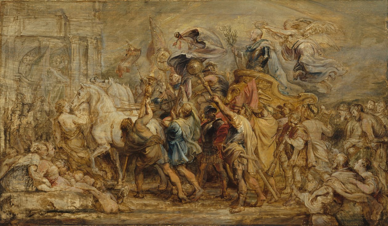 De triomf van Hendrik IV, ca. 1630 door Peter Paul Rubens