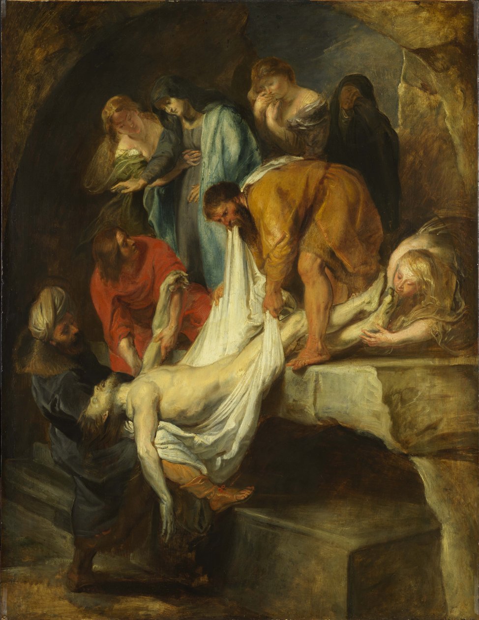 De graflegging van Christus door Peter Paul Rubens