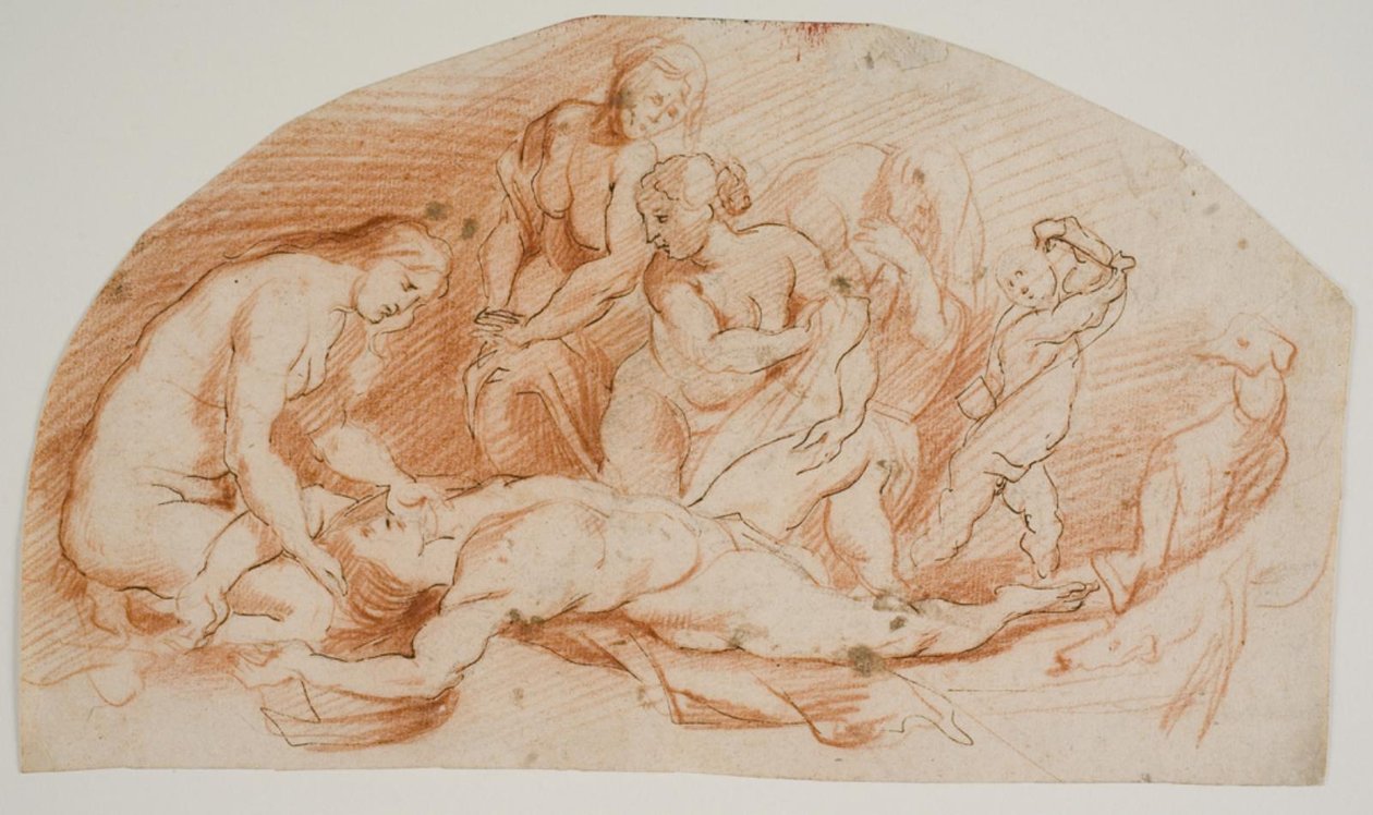 Venus trauert um den toten Adonis door Peter Paul Rubens