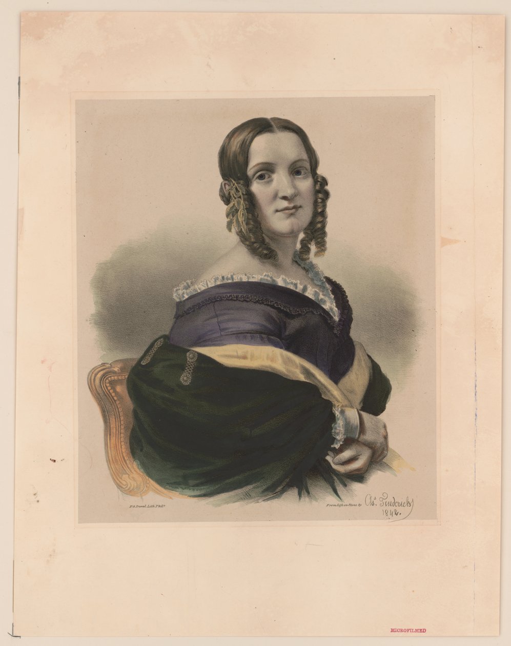 Angelica Van Buren door Peter S. Duval