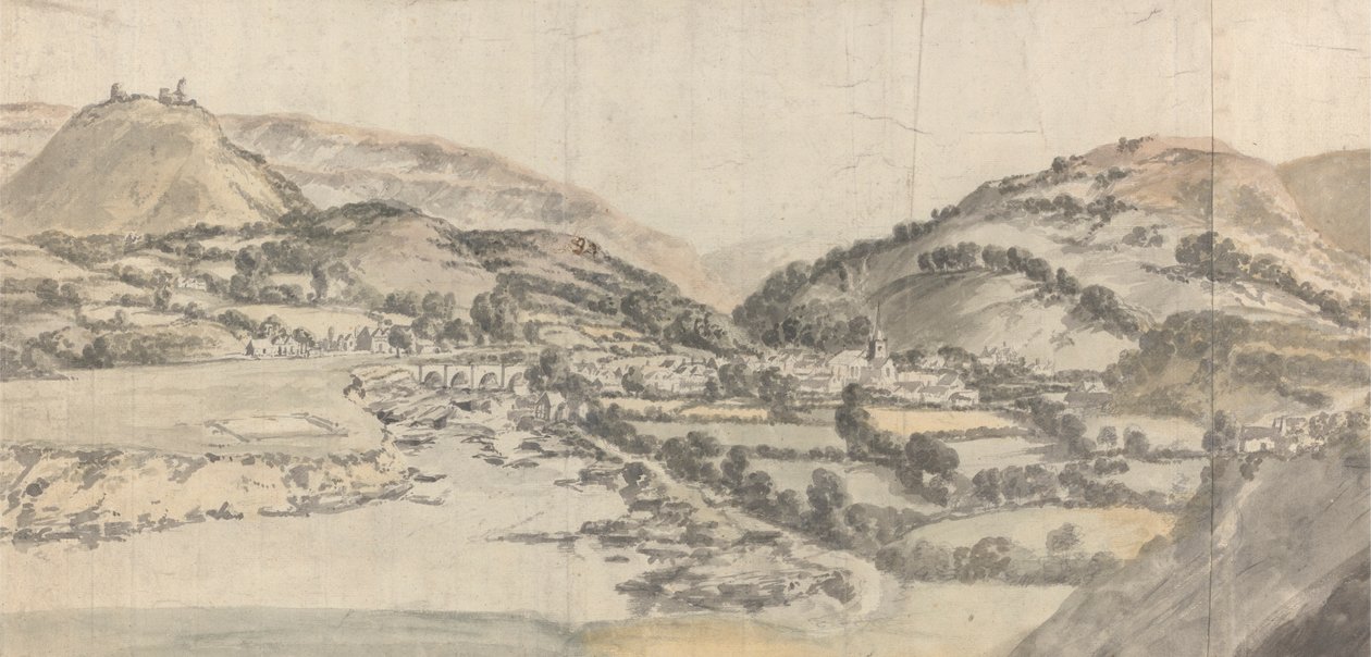 De Vallei van Llangollen door Peter Tillemans