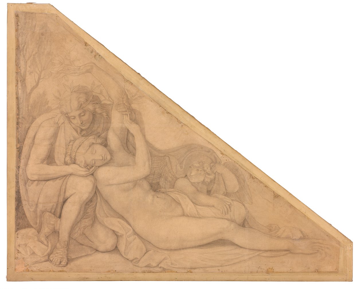 Apoll und Daphne door Peter von Cornelius