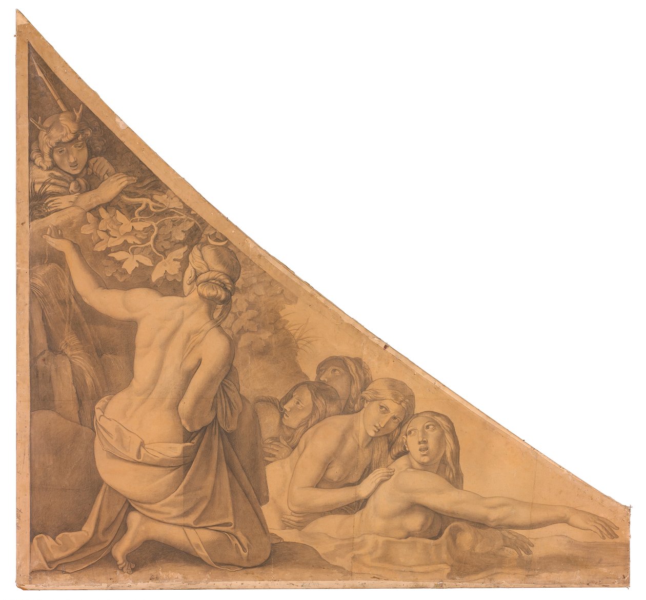 Artemis und Aktaion door Peter von Cornelius