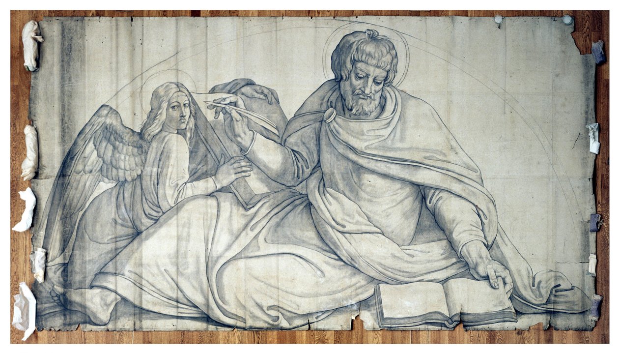 De evangelist Matteüs door Peter von Cornelius
