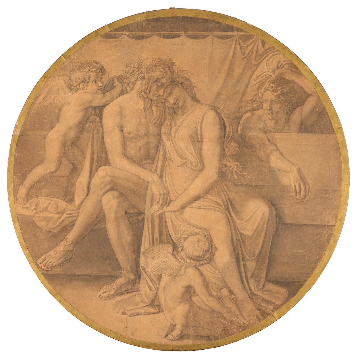 Het huwelijk van Peleus en Thetis door Peter von Cornelius