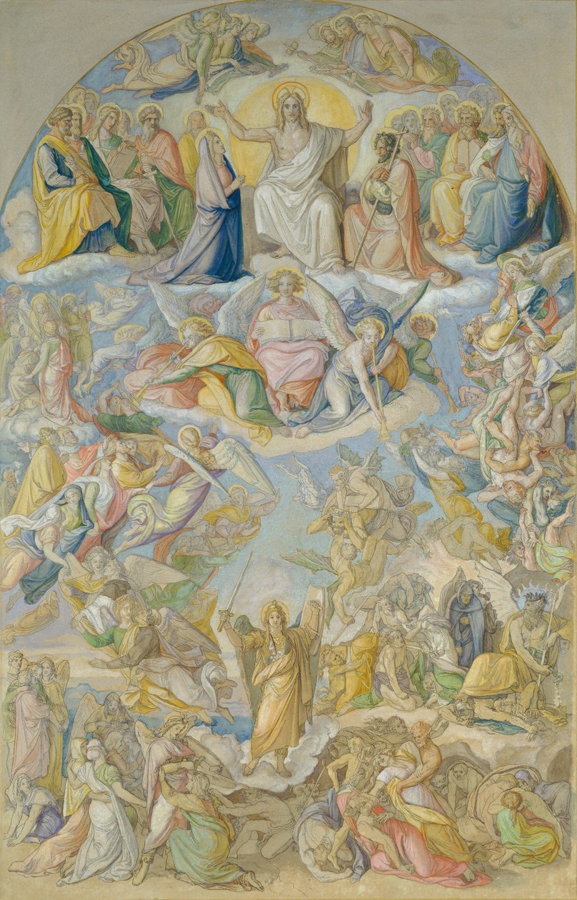 Het Laatste Oordeel door Peter von Cornelius