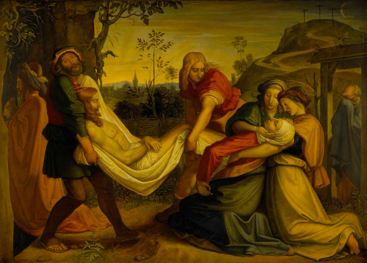 De graflegging van Christus door Peter von Cornelius