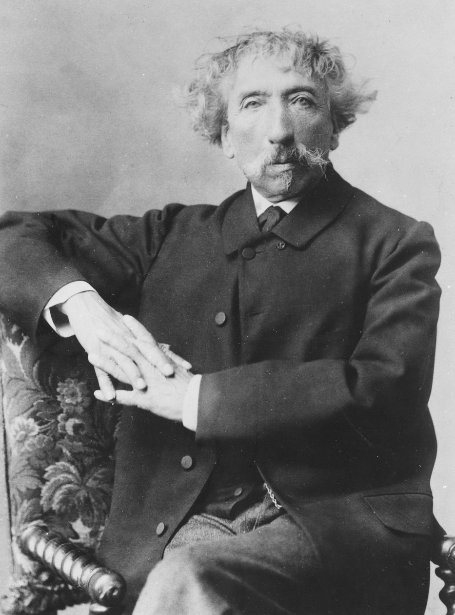 Portret van Charles-Jean-Louis Garnier door Petit