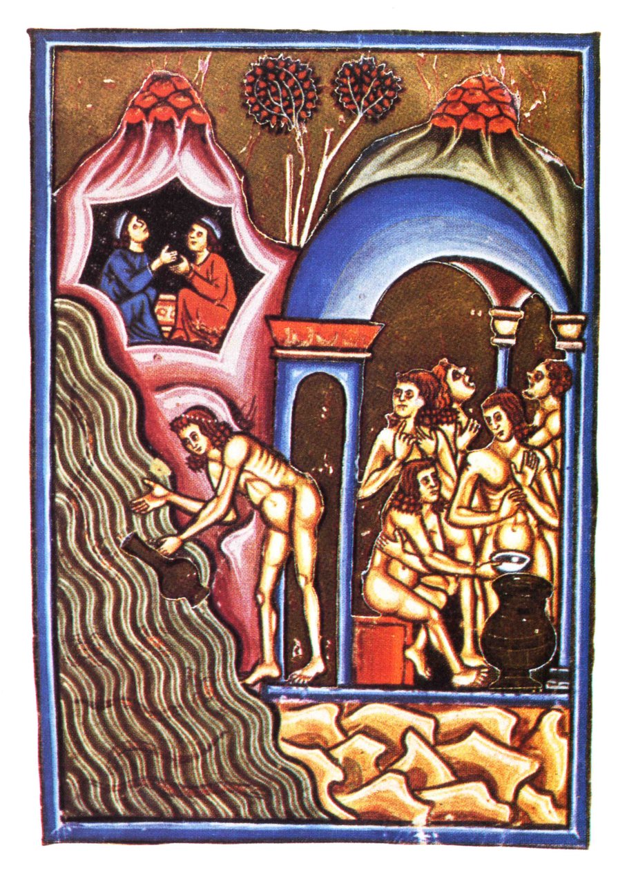 Balneum Sudatorium door Petrus de Ebulo