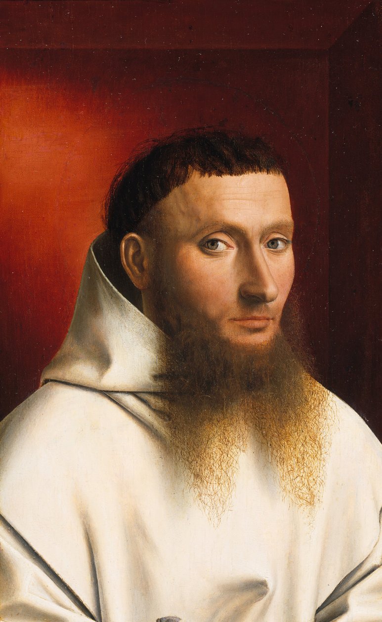 Portret van een Kartuizer, 1446 door Petrus Christus