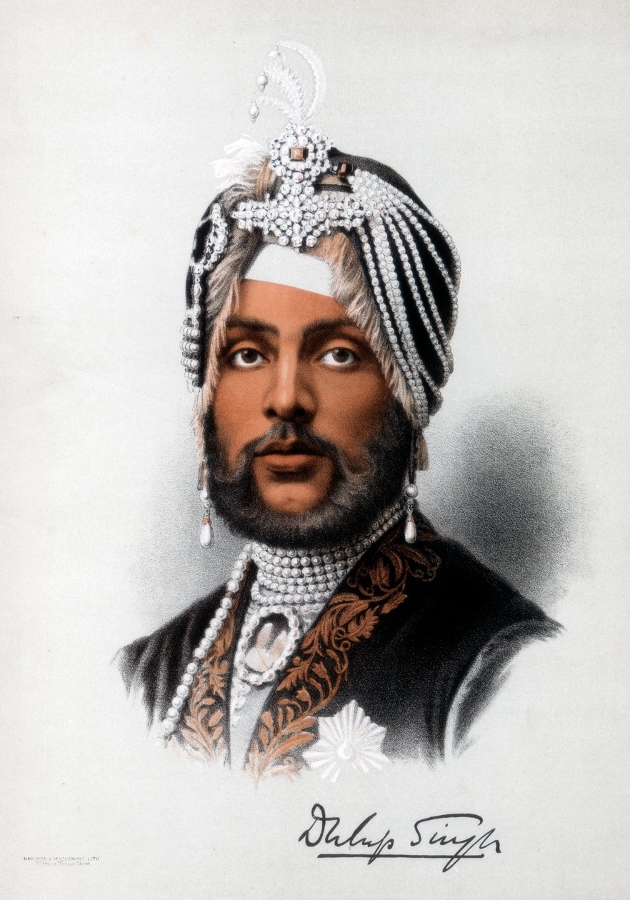 Duleep Singh, Sikh heerser, c1890 door Petter and Galpin Cassell