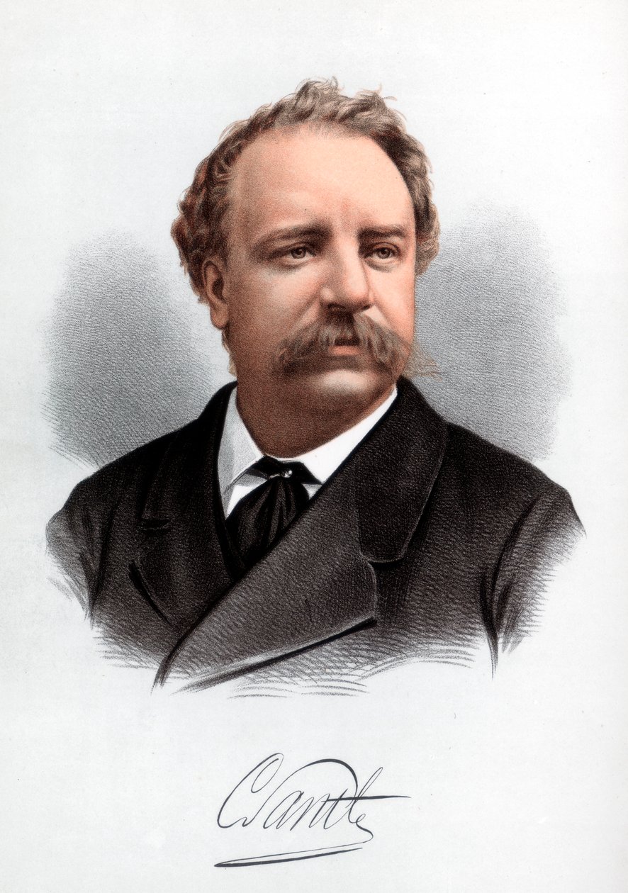Sir Charles Santley, Engelse zanger, ca. 1890 door Petter and Galpin Cassell
