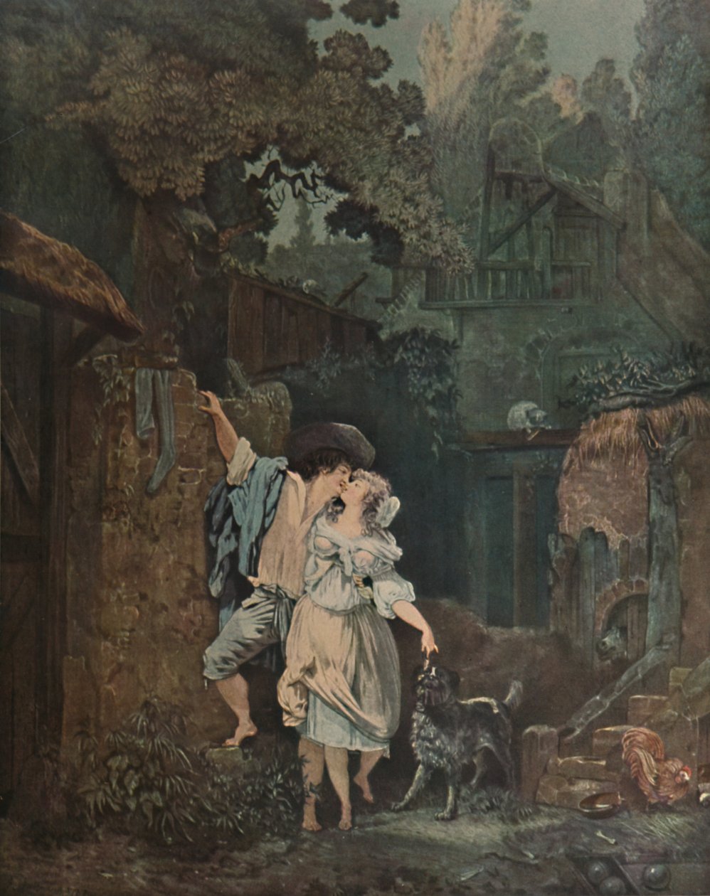 LEscalade, Ou Les Audieux Du Matin, 1787, 1913 door Philibert Louis Debucourt