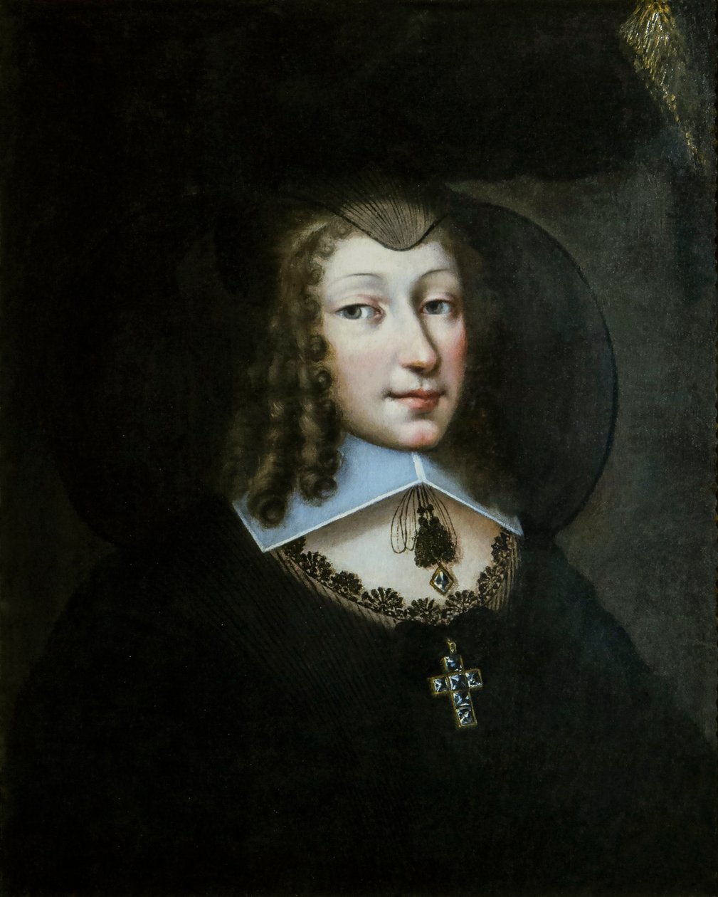Christine Marie van Frankrijk, hertogin van Savoye in weduwedracht door Philibert Torret