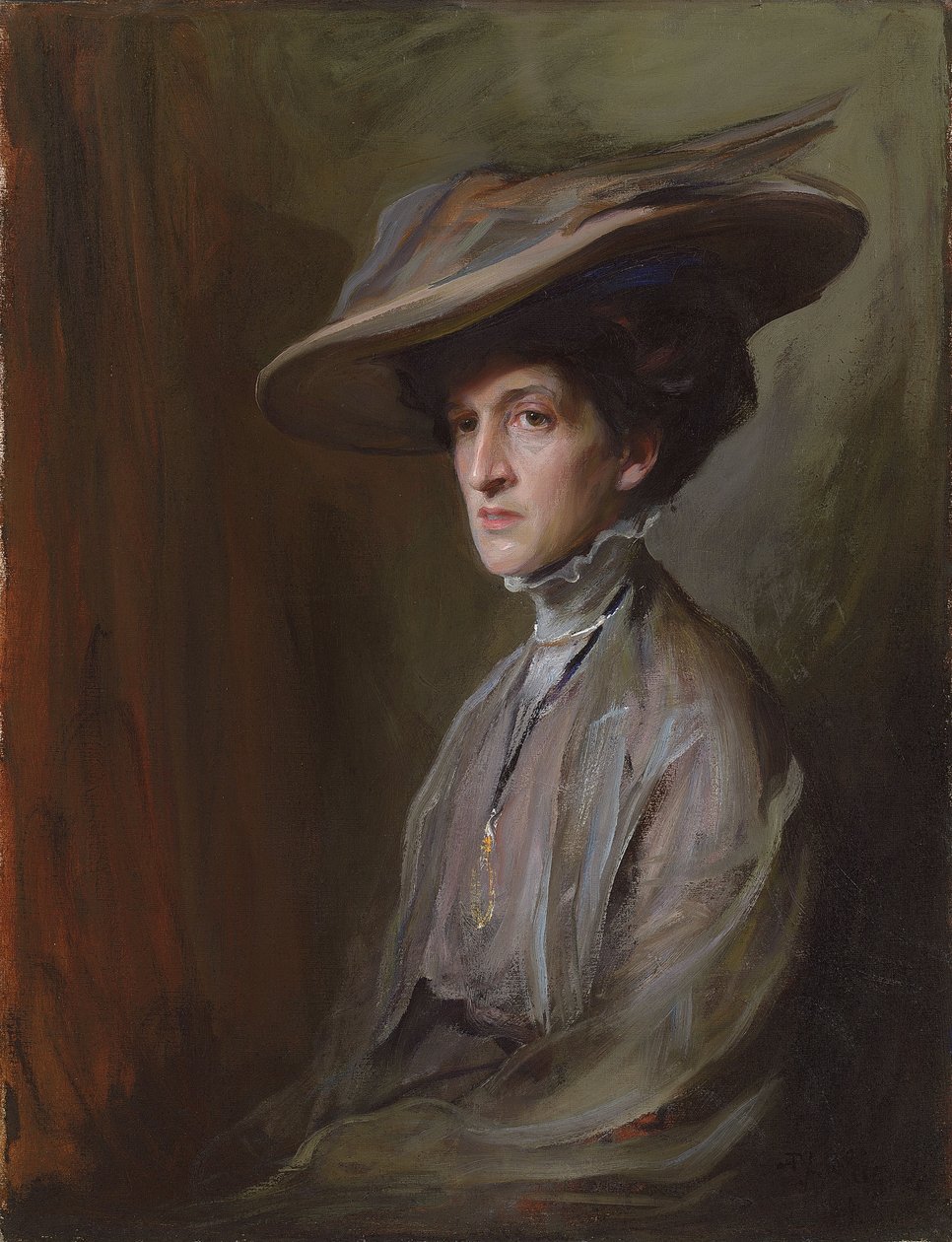 Mevrouw Herbert Asquith, later Gravin van Oxford en Asquith door Philip Alexius de Laszlo