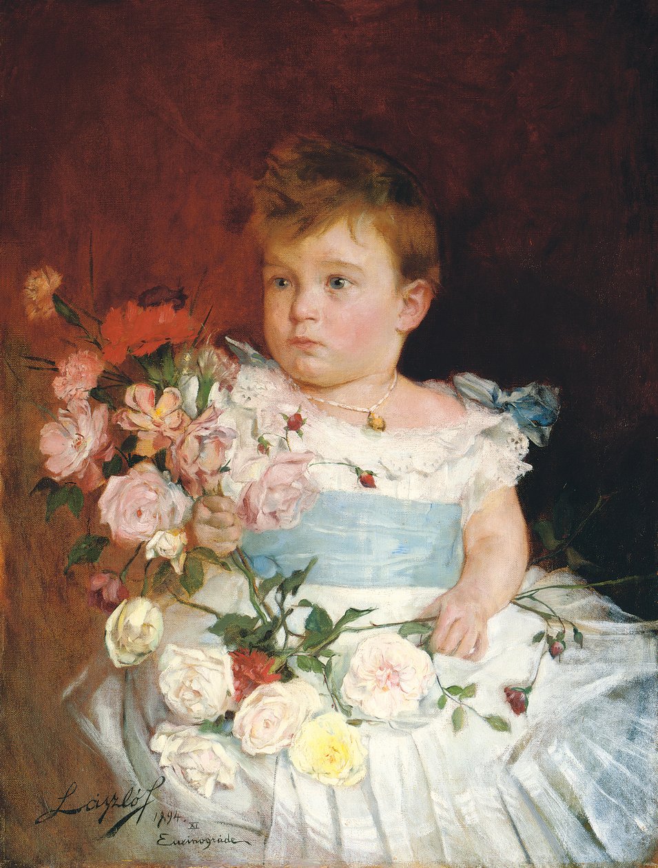 Portret van Z.K.H. Prins Boris van Bulgarije, Hertog van Saksen, later Koning van Bulgarije door Philip Alexius de Laszlo