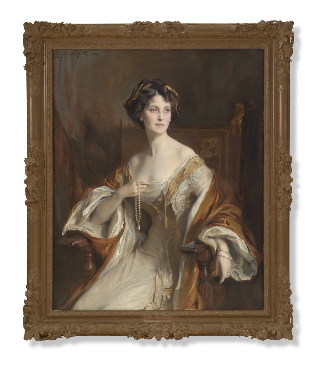 Portret van Winifred Cavendish-Bentinck, Hertogin van Portland door Philip Alexius de Laszlo
