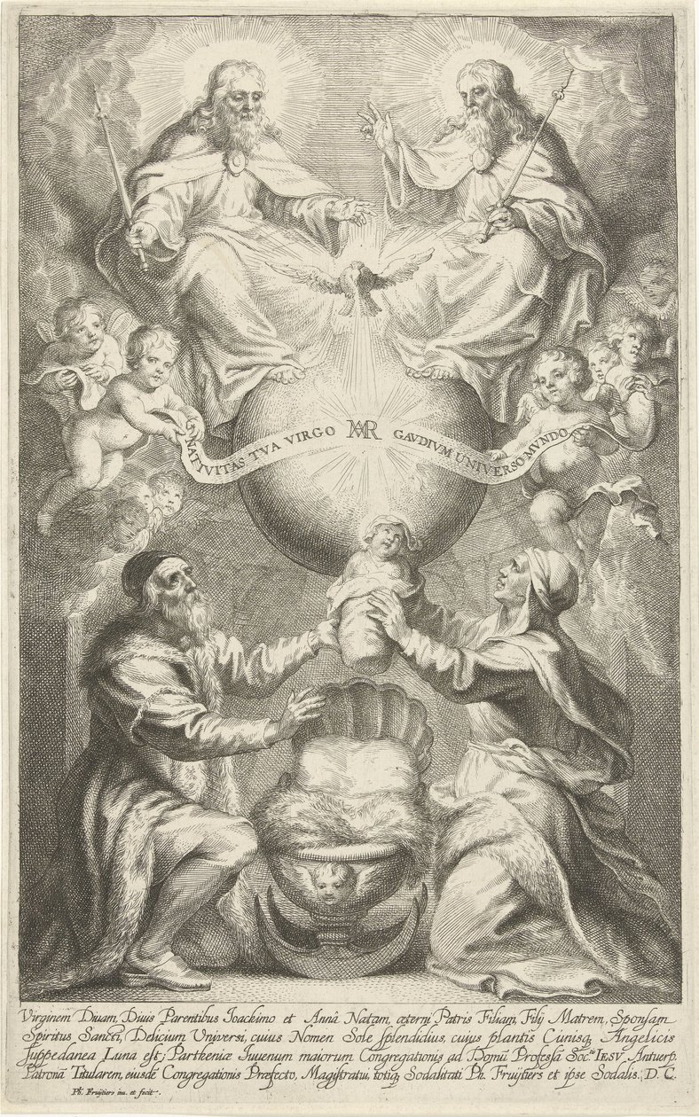 Opdracht van de heilige Maagd Maria door Philip Fruytiers