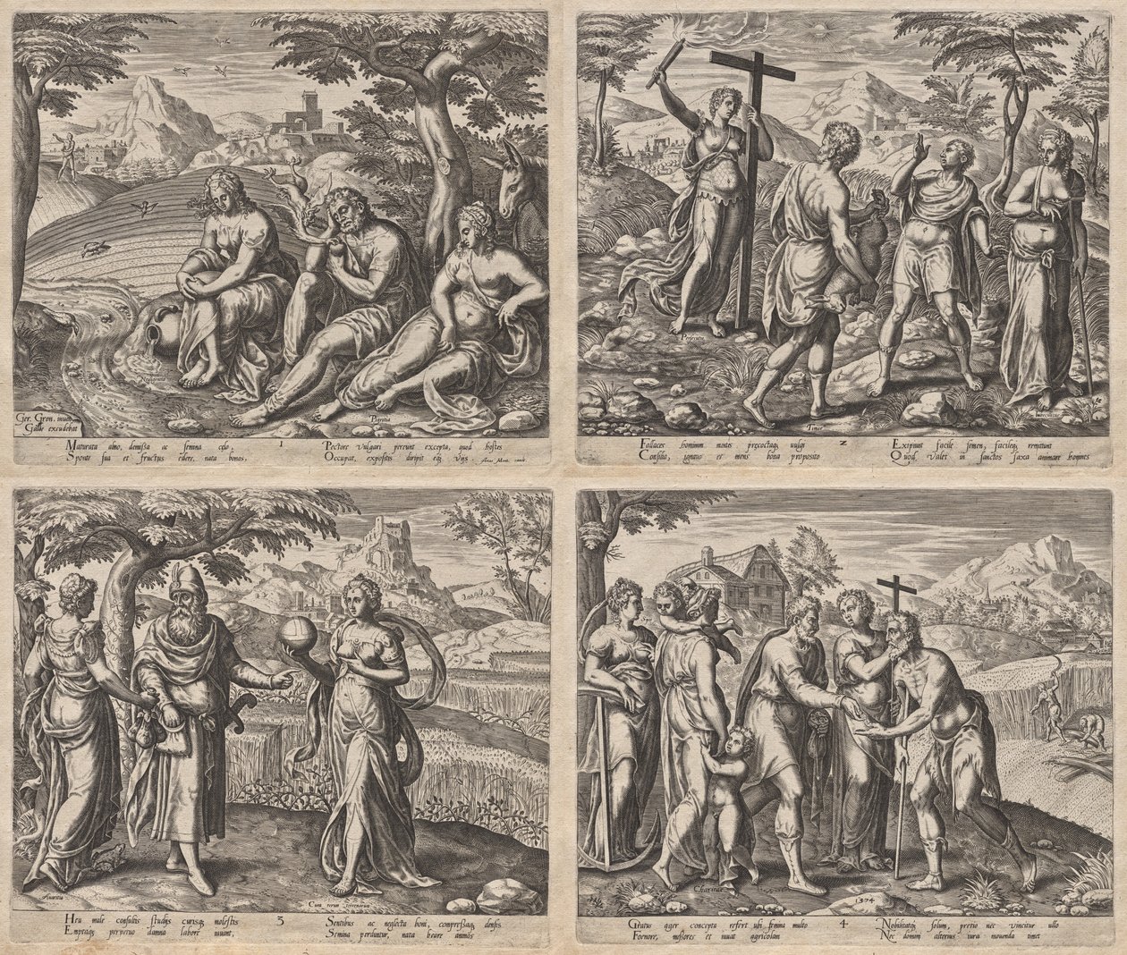 Parabel van de Zaaier door Philip Galle