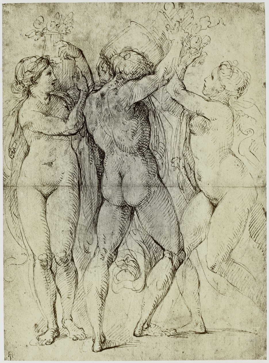 Rafael, Schets voor een schilderij door Philip Henry Delamotte