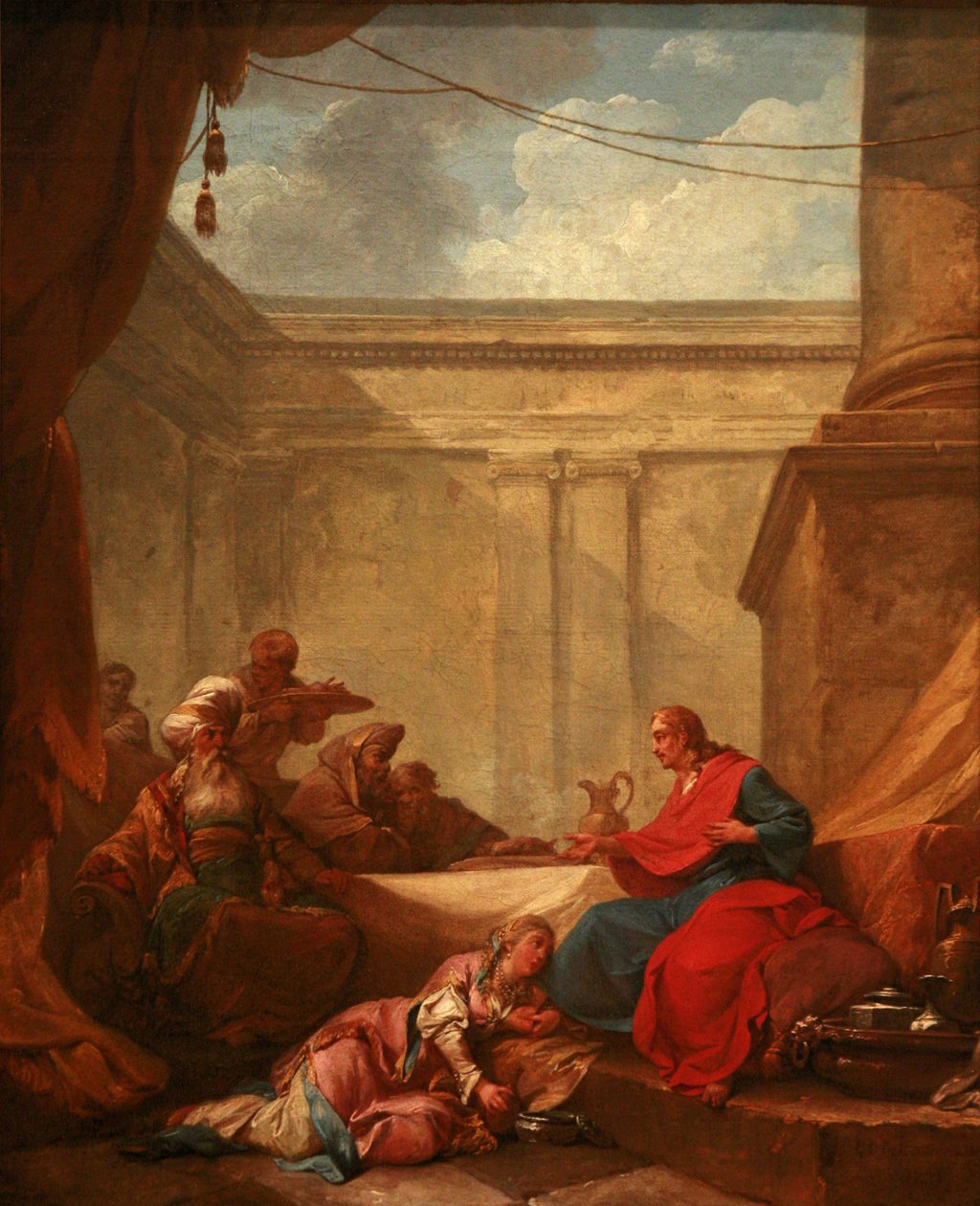 Christus en Madelaine mg 0085 door Philip James de Loutherbourg