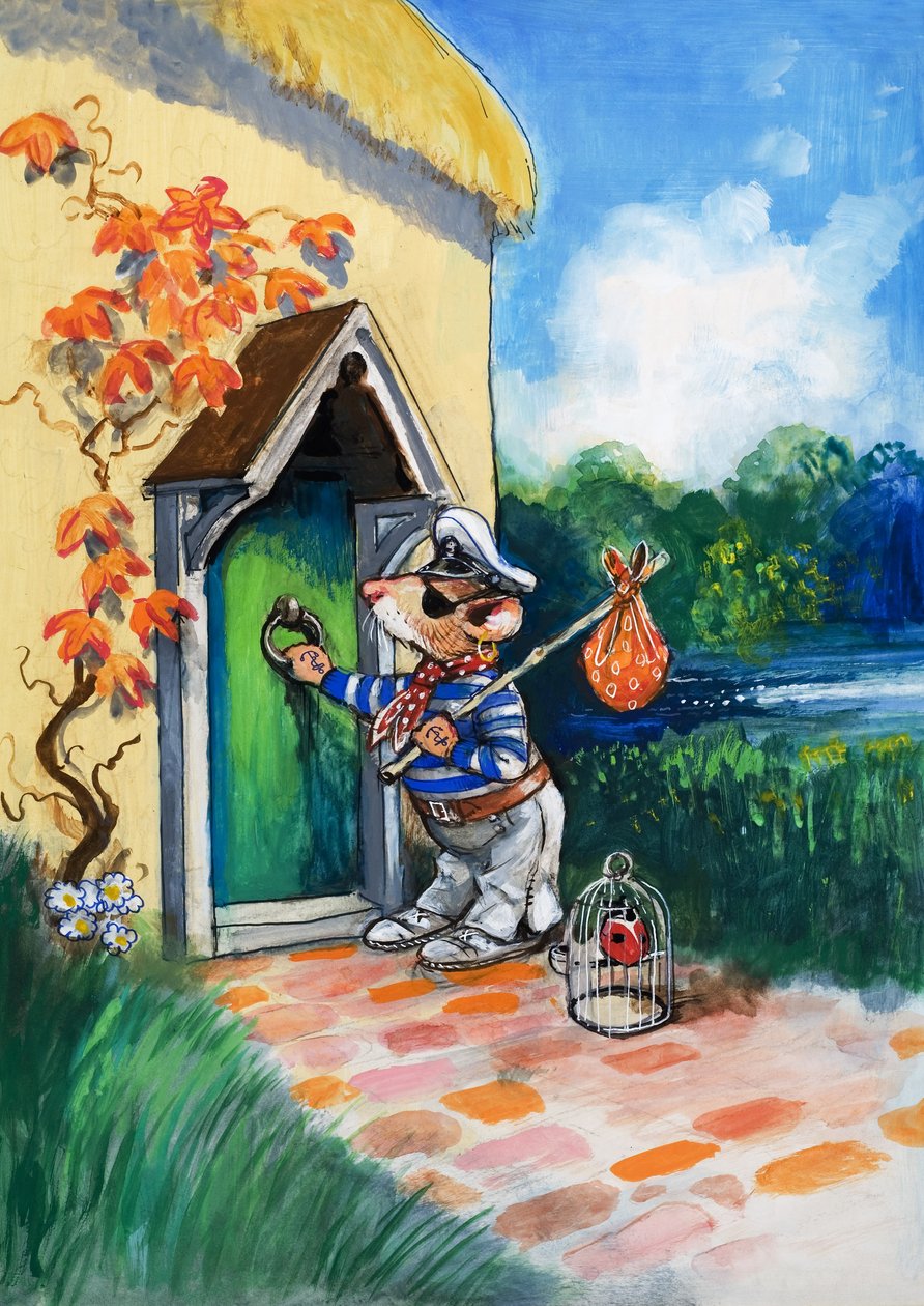 De stadsmuis en de plattelandsmuis (gouache op papier) door Philip Mendoza