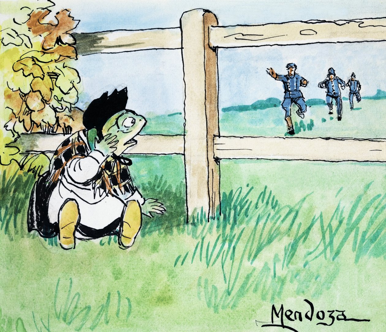 De wind in de wilgen door Philip Mendoza