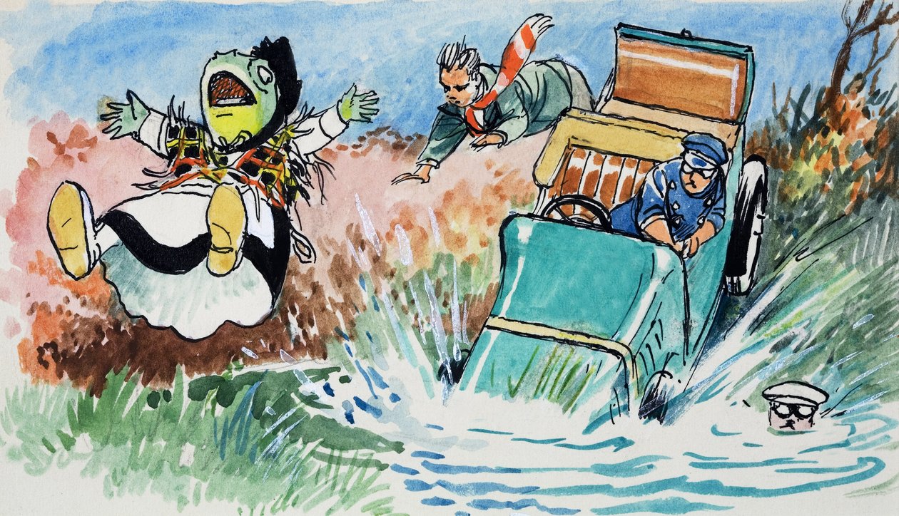 Pad van Paddenzaal (gouache op papier) door Philip Mendoza