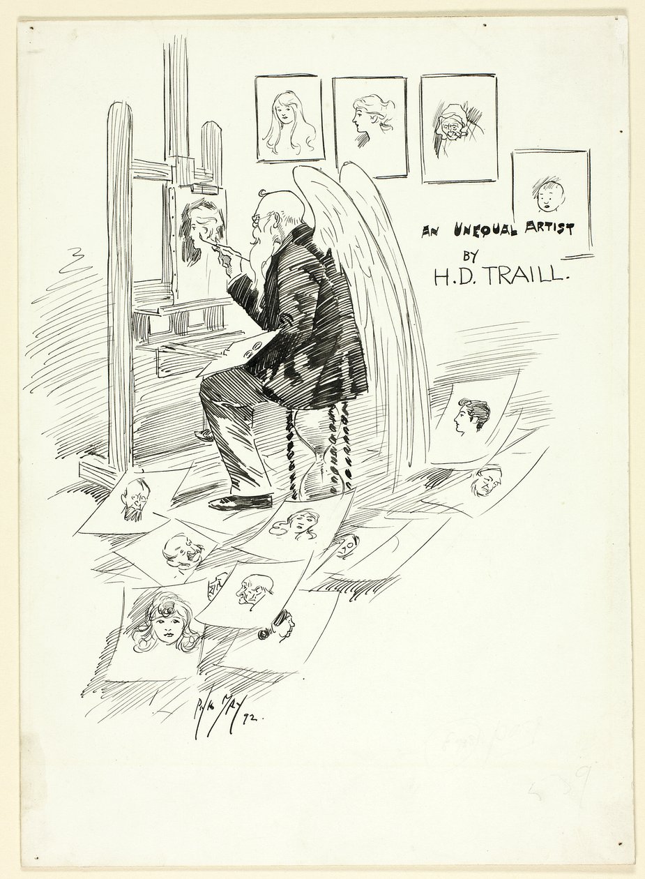 Studie voor omslag door Philip William May