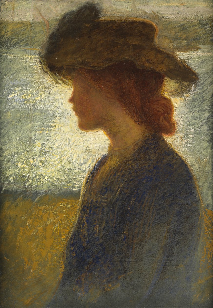 Tegen het Licht, bij de Rivier door Philip Wilson Steer