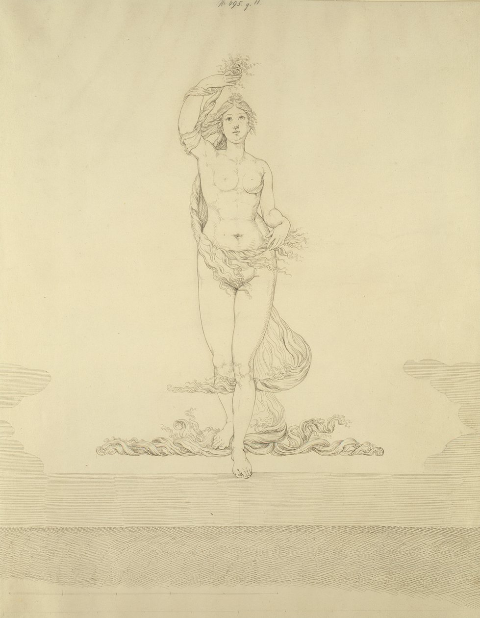 Aurora, 1807 door Philipp Otto Runge