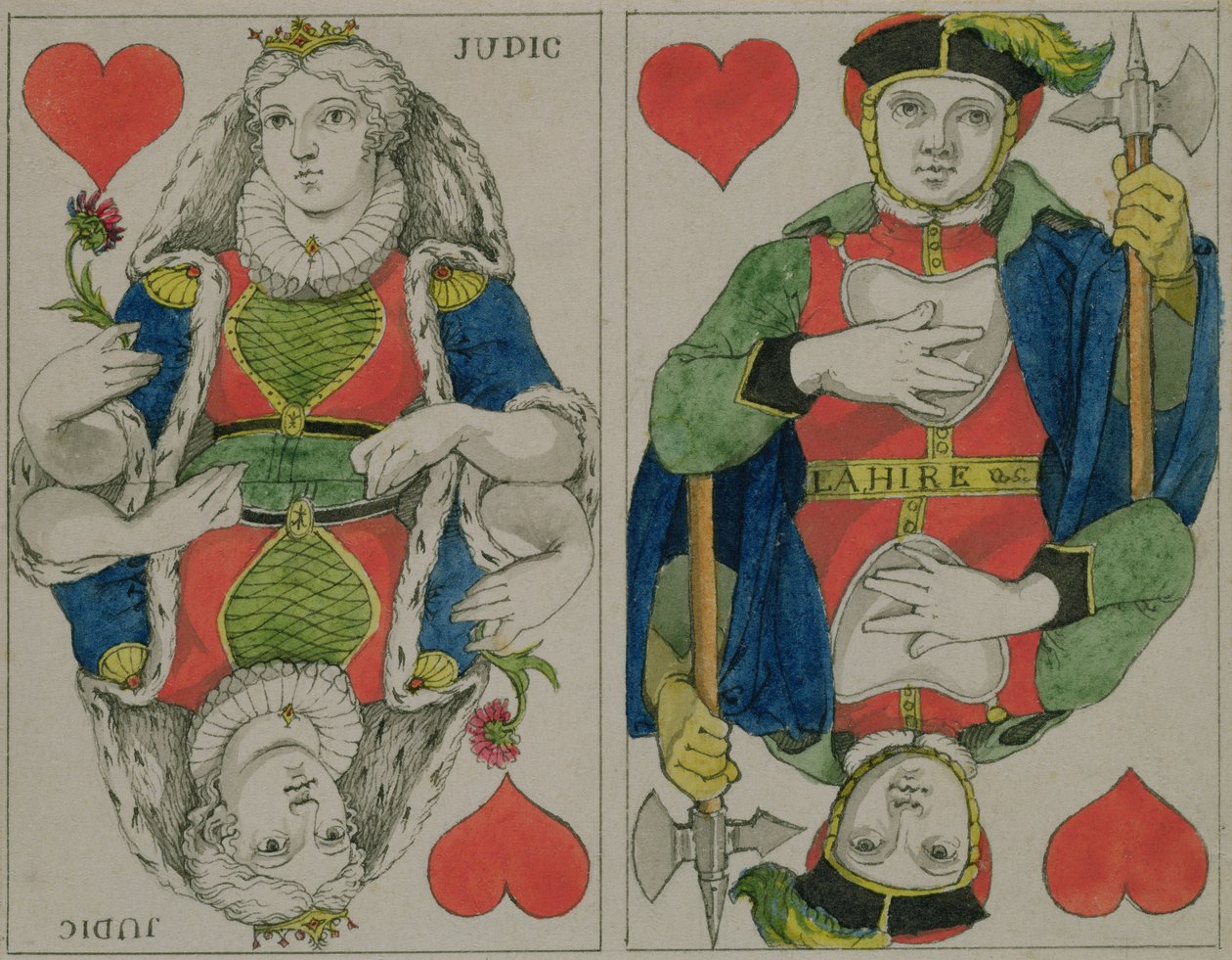 Ontwerp voor speelkaarten, c.1810 door Philipp Otto Runge